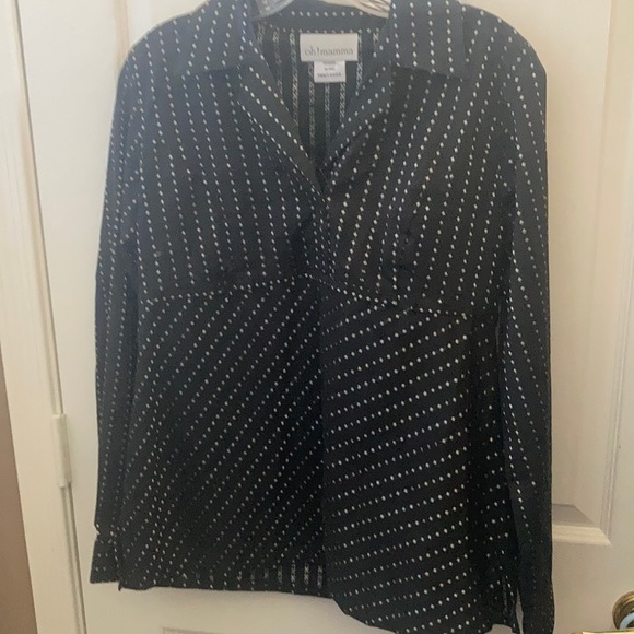 Oh! Mamma Tops - FINAL MARKDOWN Oh mamma maternity blouse small